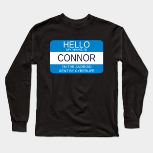 Connor, the Android sent by CyberLife Long Sleeve T-Shirt